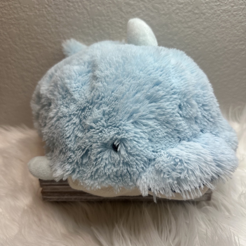 $41 🌙 RARE Pillow Pets Pee-wees 11" Squeaky‎ Dolphin Blue Plush Stuffed Pillow